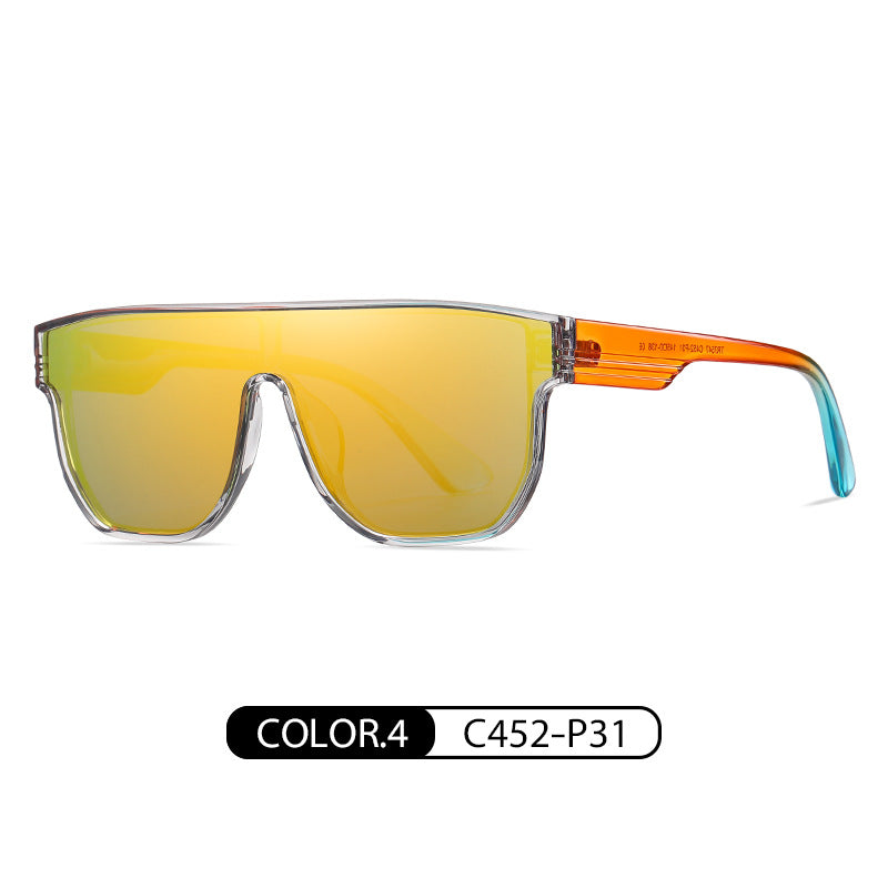 Cross-border new polarized sunglasses colorful sunglasses men and women same style high-end sunglasses