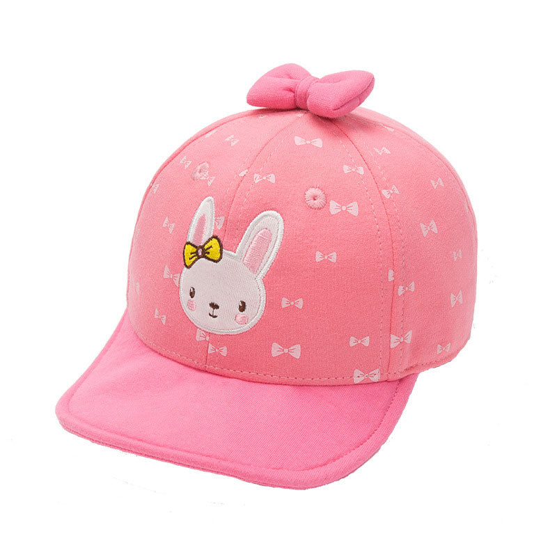 New Spring Fashionable Children's Soft Brim Personalized Peaked Hat Boys and Girls Flip-Brim Hat