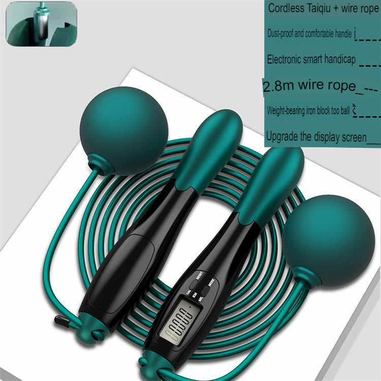 Counting skipping rope, fitness and weight loss professional rope, cordless sports fat burning and slimming, for adults, children and students, special for high school entrance examination