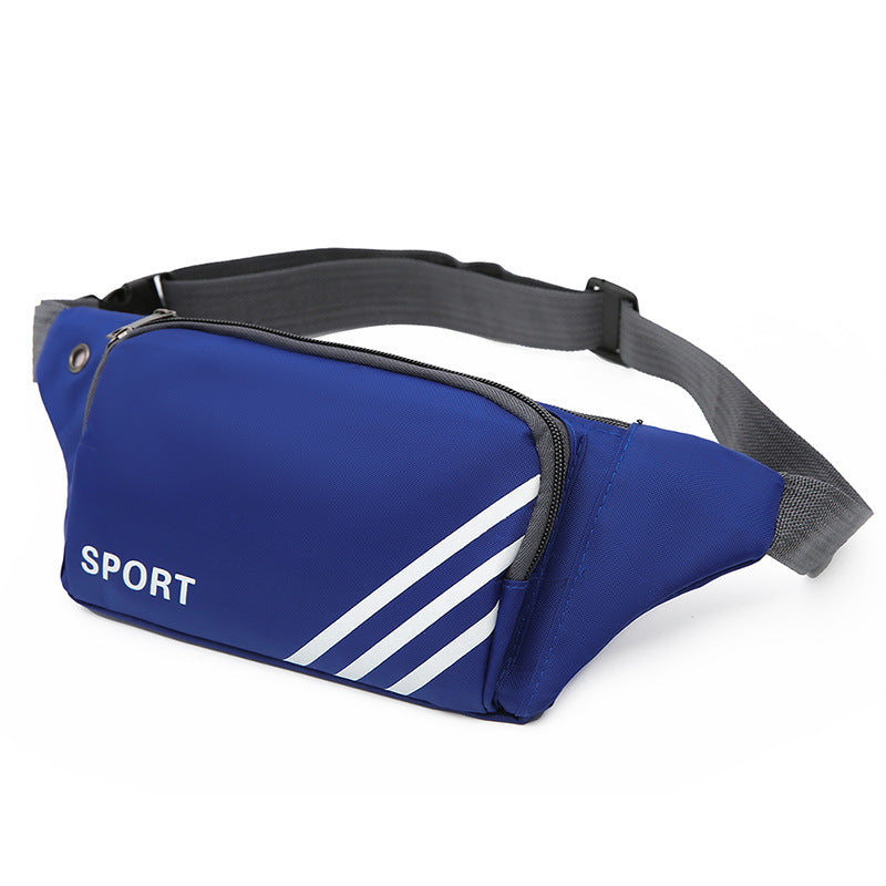 New Running Sports Men's Waist Bag Fashion Women's Cross-Body Chest Bag Change Cashier Mobile Phone Bag