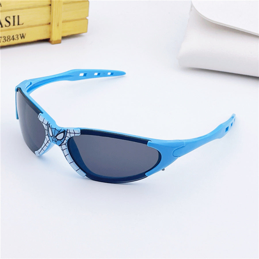 Robot children's sunglasses baby sunglasses mecha car robot boy baby style sunglasses photo show