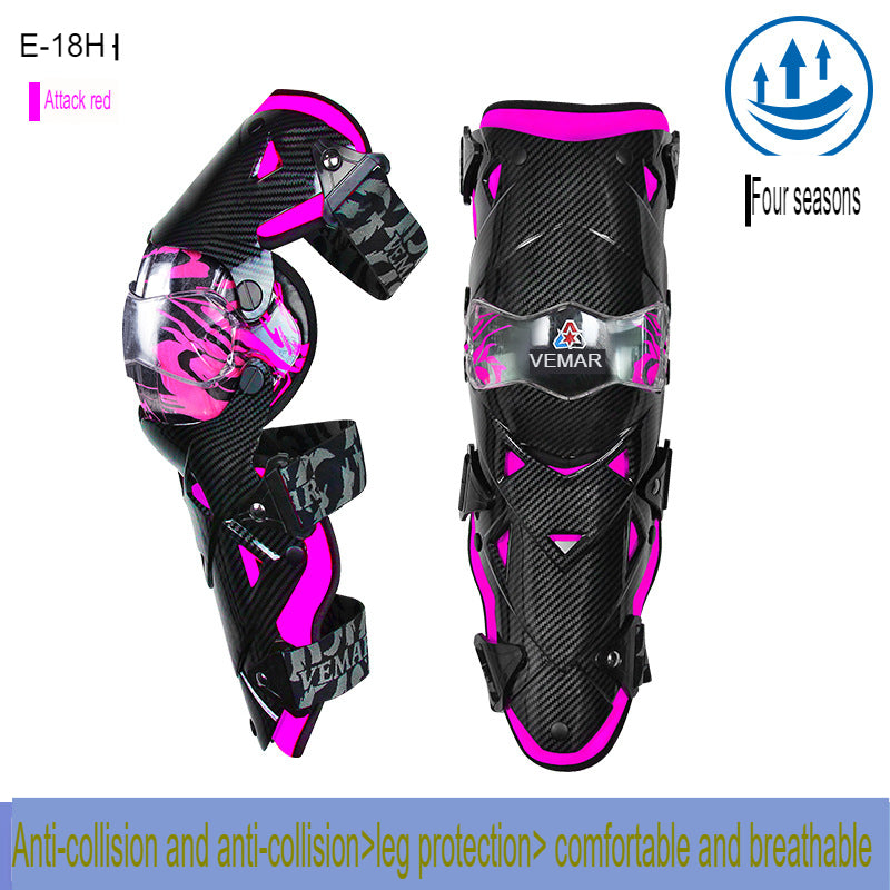 Motorcycle Knee Pads And Elbow Pads, Four-Season Anti-Fall And Wind Protection For Men And Women