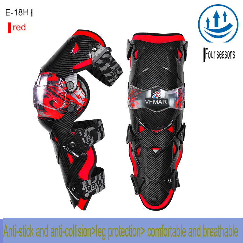 Motorcycle Knee Pads And Elbow Pads, Four-Season Anti-Fall And Wind Protection For Men And Women