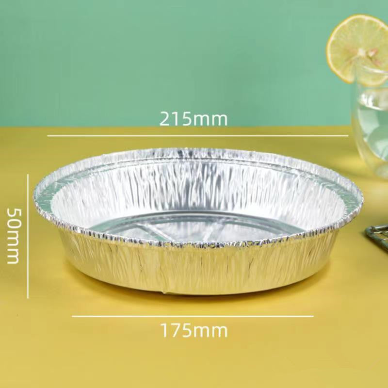 Air Fryer Special Tin Foil Tray Household Round Tin Foil Box Baking Tray Aluminum Foil Box Tin Foil Bowl