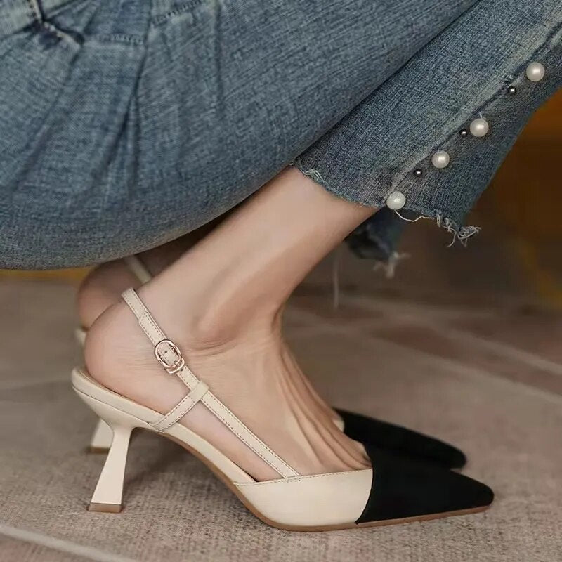 Women Pointy Slingbacks Ladies High Heels Summer Fashion Pumps - WSHP50079