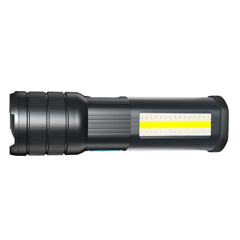 New Ak47 Multifunctional Night Riding Camping Light Rechargeable Cob Multifunctional Bright Flashlight Led Super Bright Outdoor