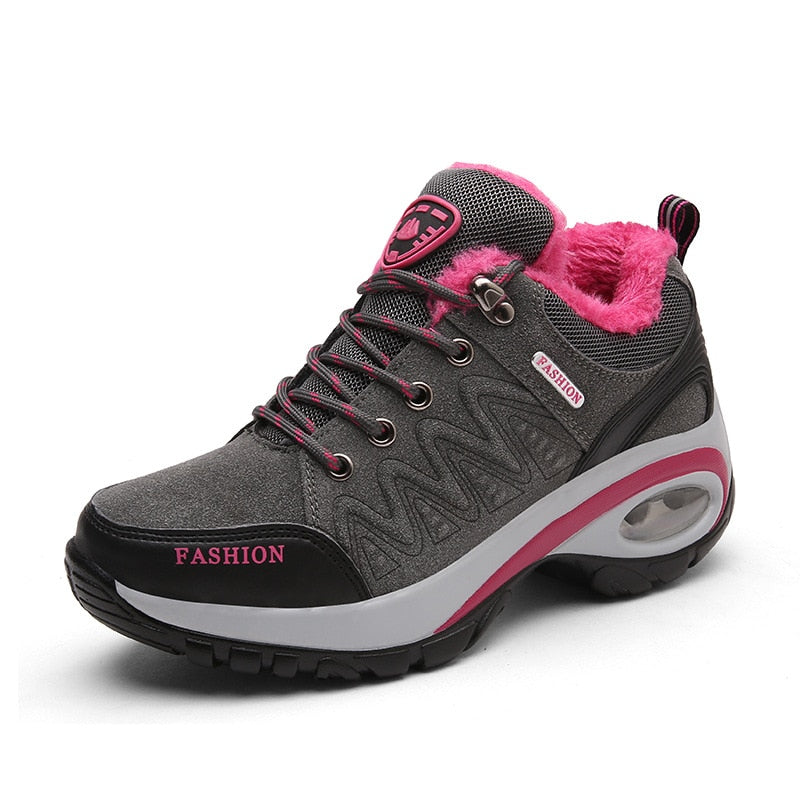 Womens Air Cushion Winter Breathable Hiking Shoes - WHS50166