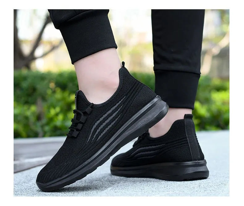 Men Summer Sneakers Lightweight Tennis Sneakers Soft Mesh Casual Outdoor Anti-Slip Shoes - MS50306