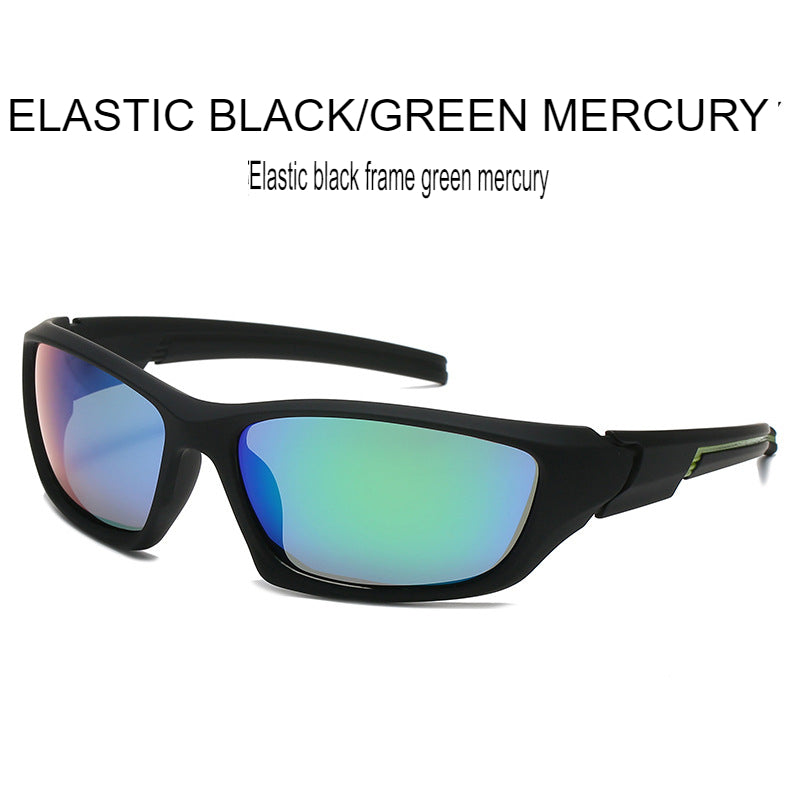 Outdoor sports polarized sunglasses, trendy men's driving anti-glare sunglasses, small frame anti-UV glasses