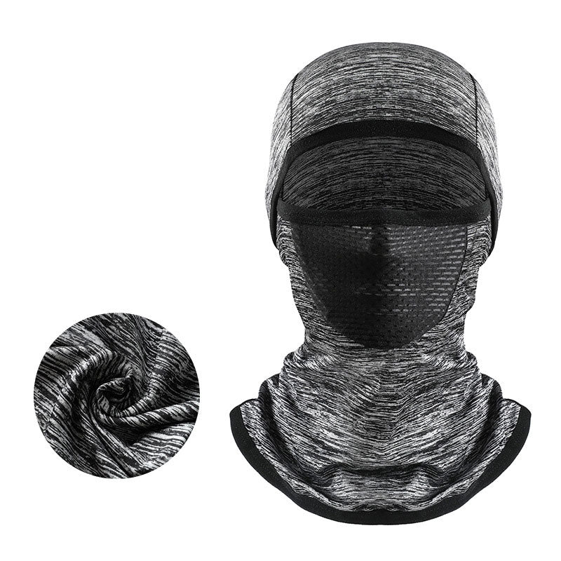 Ice Silk Hood For Men, Windproof And Sun Protection, Motorcycle Hood, Full Face Mask, Windproof Riding Neck Scarf For Women