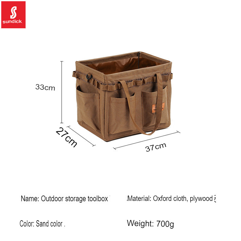 Mountain customer outdoor folding storage open box camping storage tool bag handbag home shopping bag firewood bag