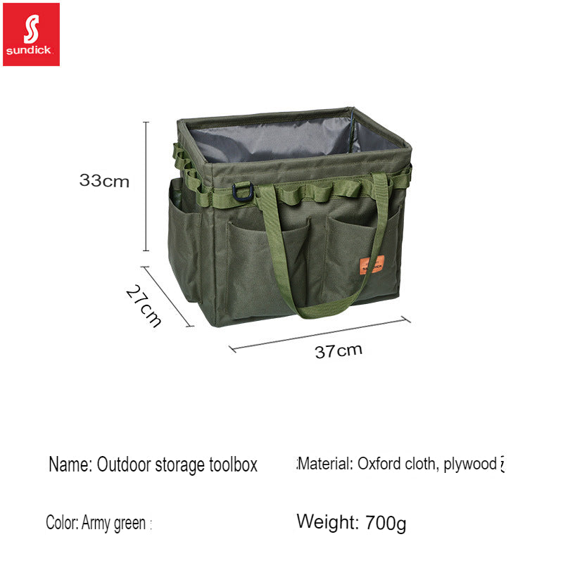 Mountain customer outdoor folding storage open box camping storage tool bag handbag home shopping bag firewood bag