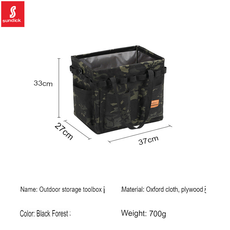 Mountain customer outdoor folding storage open box camping storage tool bag handbag home shopping bag firewood bag