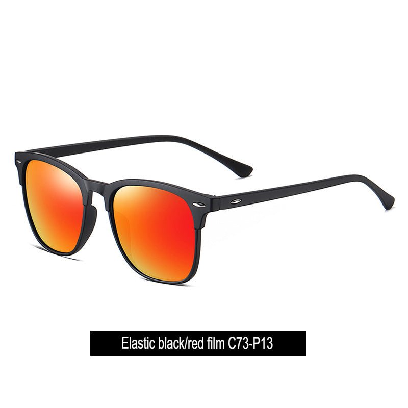 New polarized sunglasses, classic retro men's sunglasses.