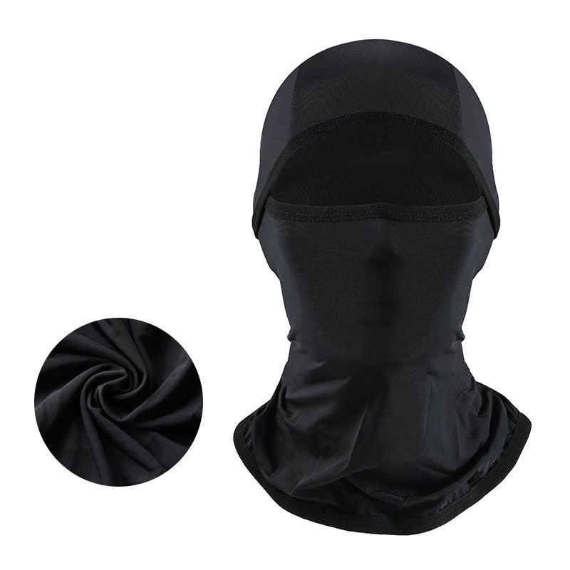 Ice Silk Hood For Men, Windproof And Sun Protection, Motorcycle Hood, Full Face Mask, Windproof Riding Neck Scarf For Women