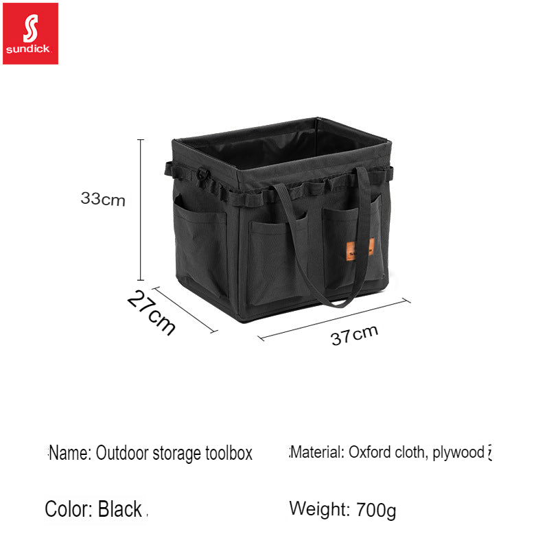 Mountain customer outdoor folding storage open box camping storage tool bag handbag home shopping bag firewood bag