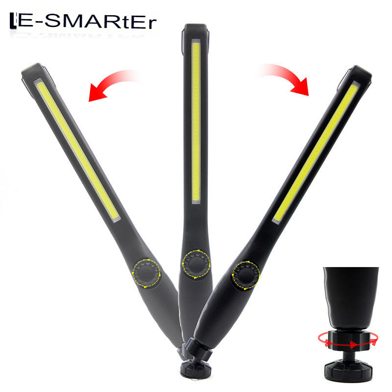 New strong light COB LED work light car inspection light USB charging emergency light with magnet with power indicator