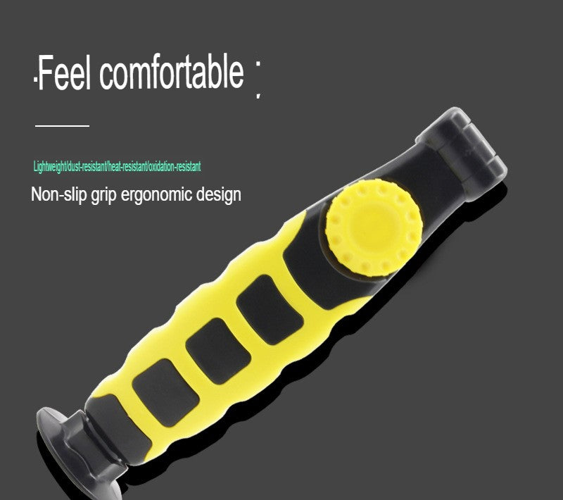 New portable LED rechargeable work light, inspection light, flashlight with strong magnetic removable battery