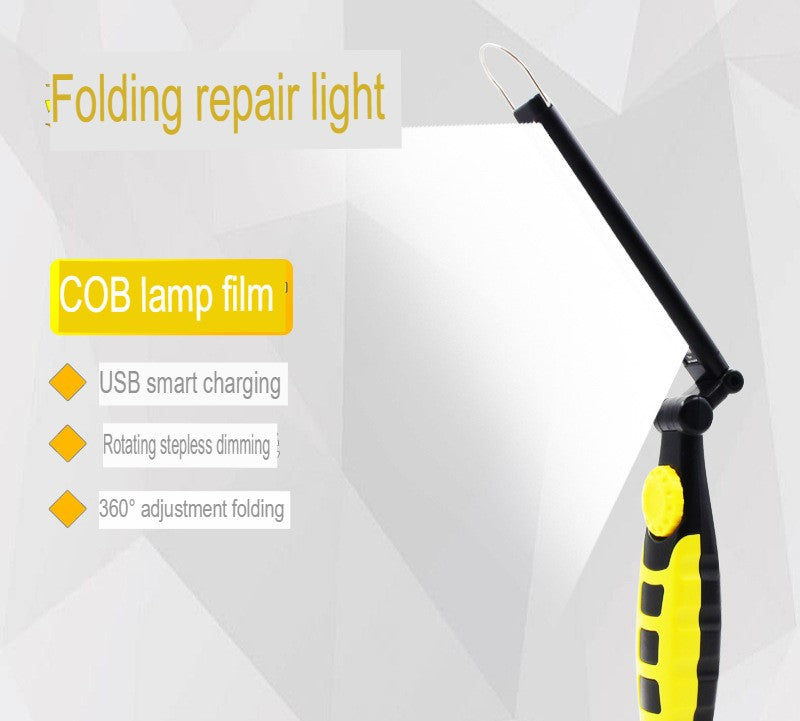 New portable LED rechargeable work light, inspection light, flashlight with strong magnetic removable battery