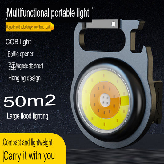 Ultra-Small Mini Led Light-Emitting Small Flashlight Keychain Light Strong Light Ultra-Light Portable Flashlight